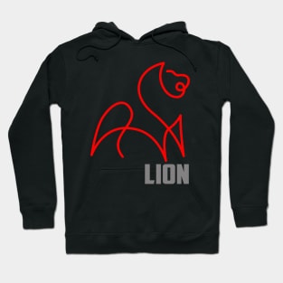 RED LINE LION Hoodie